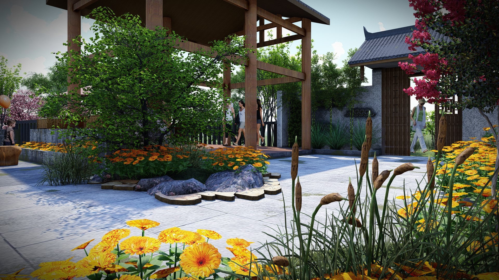 庭院新生 民宿景觀設(shè)計中的空間藝術(shù)與情感連接