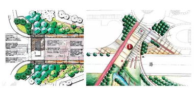 經(jīng)典入口景觀設(shè)計(jì)平面圖的構(gòu)成與美學(xué)原則